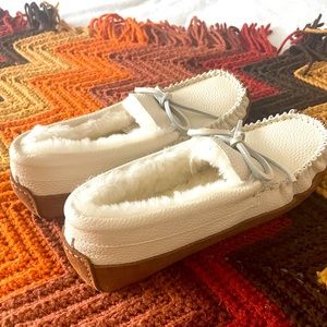 Australia Luxe Collective Pale Bama Leather Moccasins